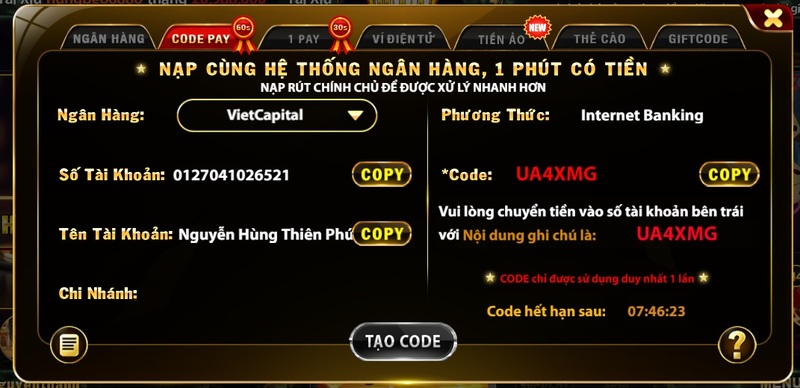 Hướng dẫn Nạp Tiền nhà cái HitClub - Cách Thức Đơn Giản và Nhanh Chóng