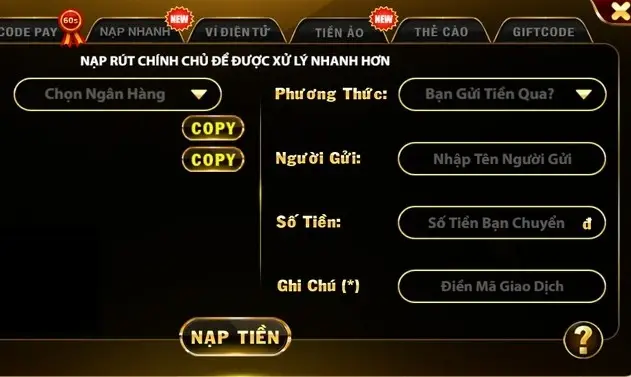 Hướng dẫn Nạp Tiền nhà cái HitClub - Cách Thức Đơn Giản và Nhanh Chóng