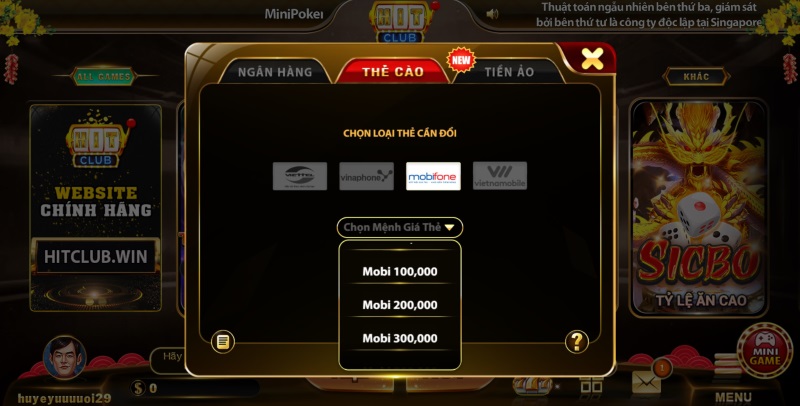 Hướng dẫn Rút Tiền nhà cái HitClub - Từng Bước Để Có Tiền Về Tài Khoản