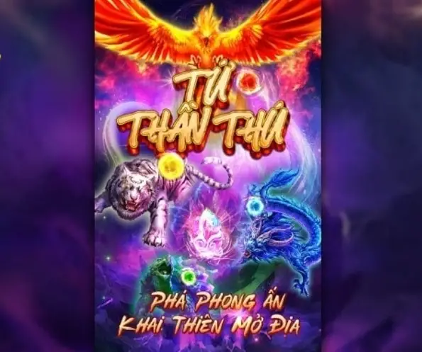 Nổ hũ 4 thần thú nhà cái HitClub - Cơ hội đột phá trong game slot