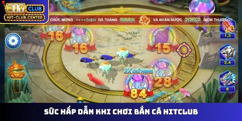 Sức hấp dẫn khi chơi bắn cá Hitclub
