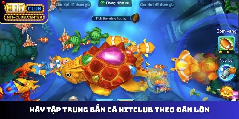 Hãy tập trung bắn cá Hitclub theo đàn lớn