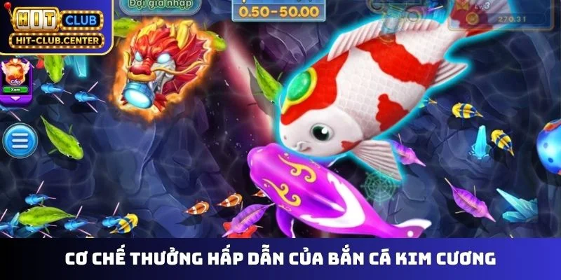 Cơ chế thưởng hấp dẫn của bắn cá Kim Cương