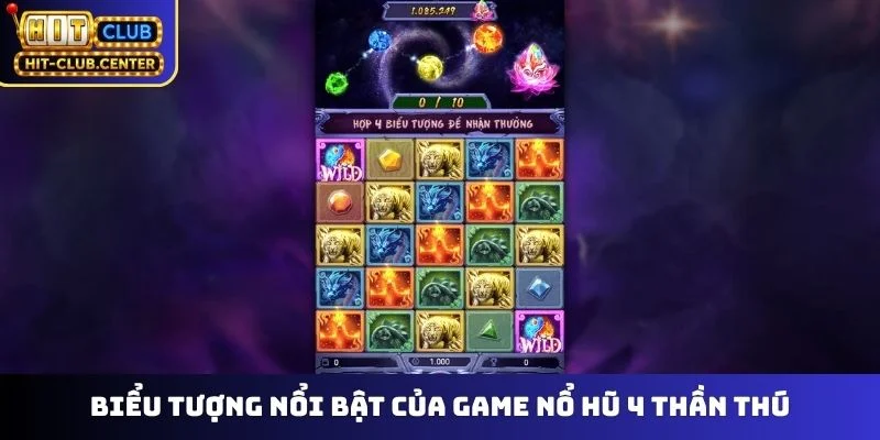 Biểu tượng nổi bật của game nổ hũ 4 thần thú